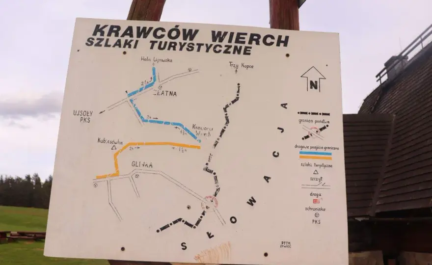 Krawcowy Wierch - szlaki, bacówka i widoki